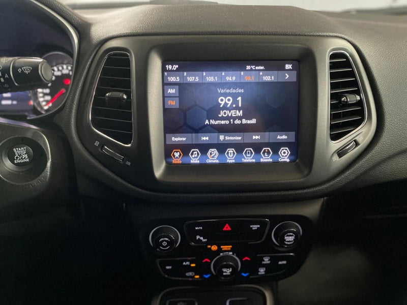 JEEP COMPASS 2.0 16V FLEX LONGITUDE AUTOMÁTICO 2019 Prata