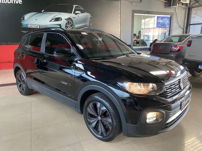 VOLKSWAGEN T-CROSS 1.0 200 TSI TOTAL FLEX THE TOWN AUTOMÁTICO 2023/2024 Preto