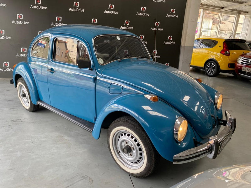 VOLKSWAGEN FUSCA 1.6 8V GASOLINA 2P MANUAL 1985/1986 Azul