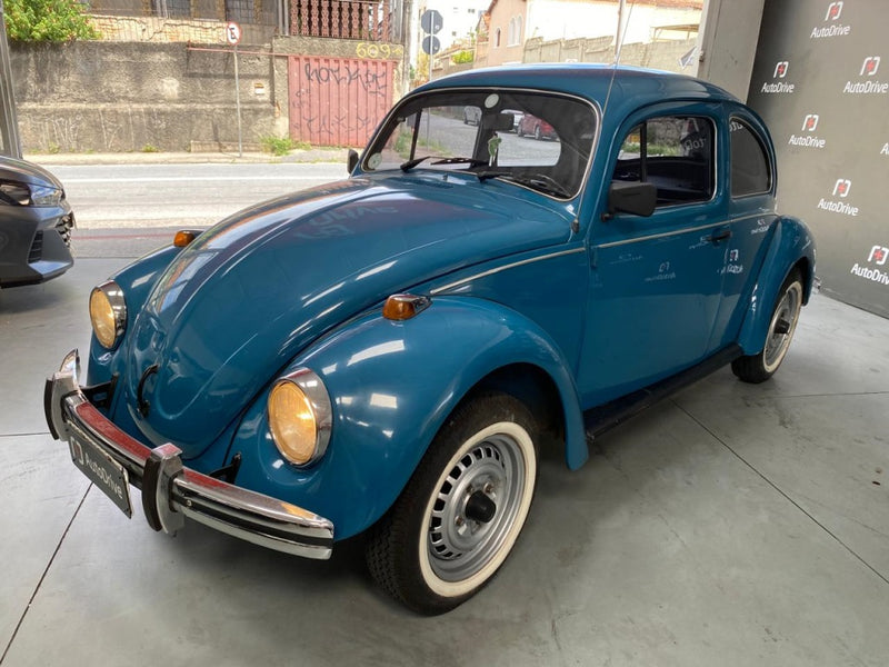 VOLKSWAGEN FUSCA 1.6 8V GASOLINA 2P MANUAL 1985/1986 Azul