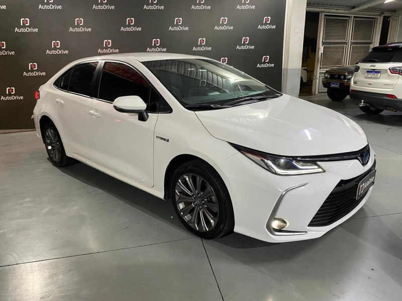TOYOTA COROLLA 1.8 VVT-I HYBRID FLEX ALTIS CVT 2021 Branco