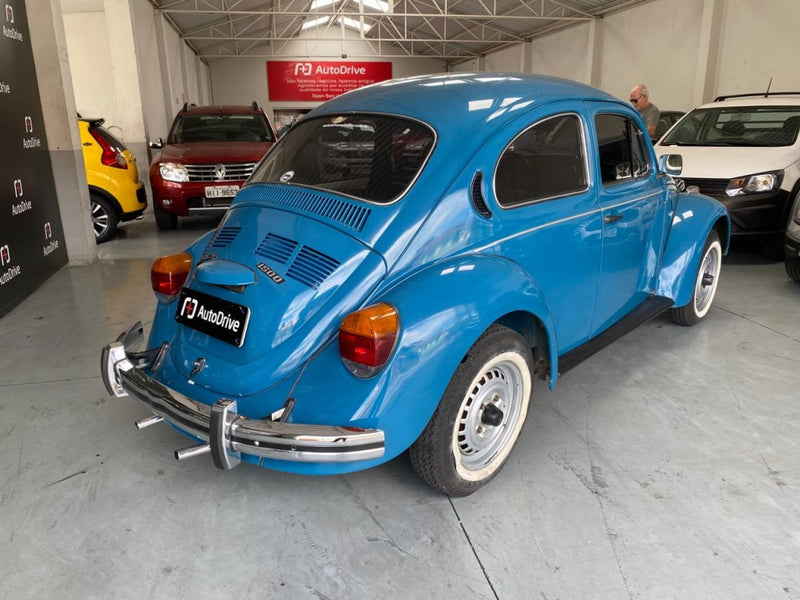VOLKSWAGEN FUSCA 1.6 8V GASOLINA 2P MANUAL 1985/1986 Azul