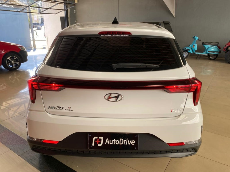 HYUNDAI HB20 1.0 TGDI FLEX COMFORT AUTOMÁTICO 2022/2023 Branco