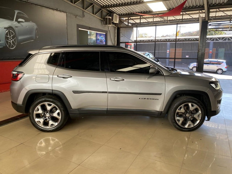 JEEP COMPASS 2.0 16V FLEX LONGITUDE AUTOMÁTICO 2019 Prata