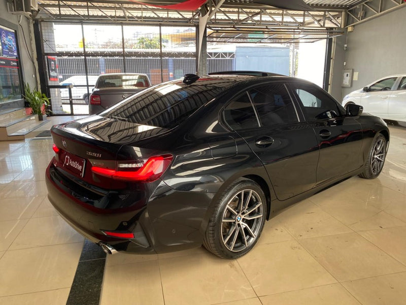 BMW 320i 2.0 16V TURBO FLEX SPORT GP AUTOMÁTICO 2022 Preto