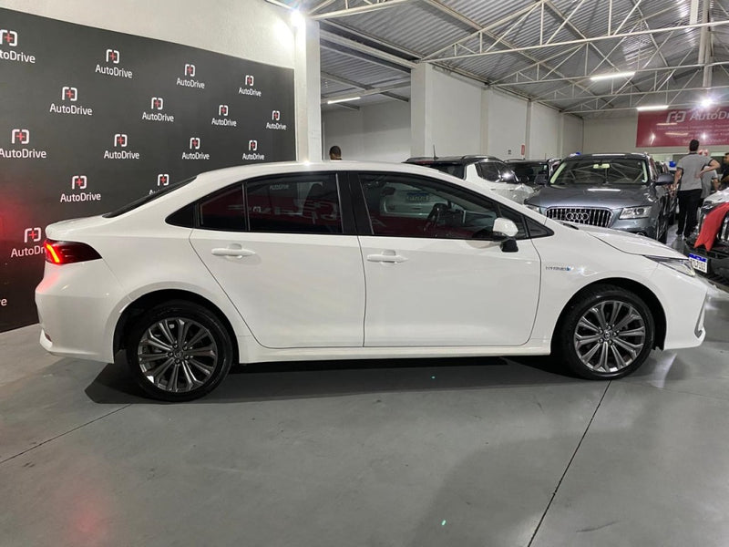 TOYOTA COROLLA 1.8 VVT-I HYBRID FLEX ALTIS CVT 2021 Branco